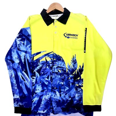 Sublimated Long Sleeve Polo Thumbnail