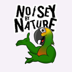 Noisey by Nature - Golden Capped Conure Design